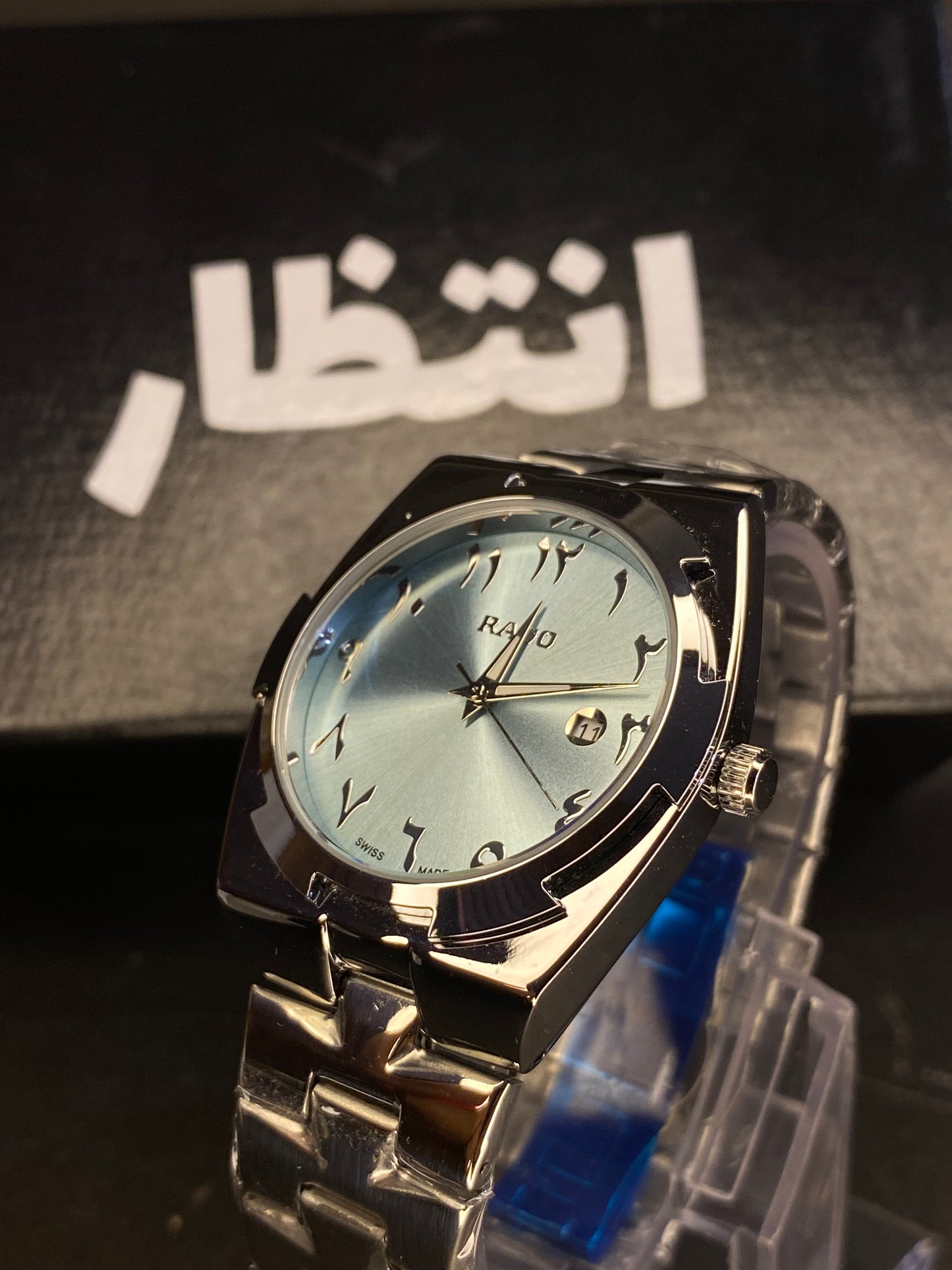 Rado Blue Arabic