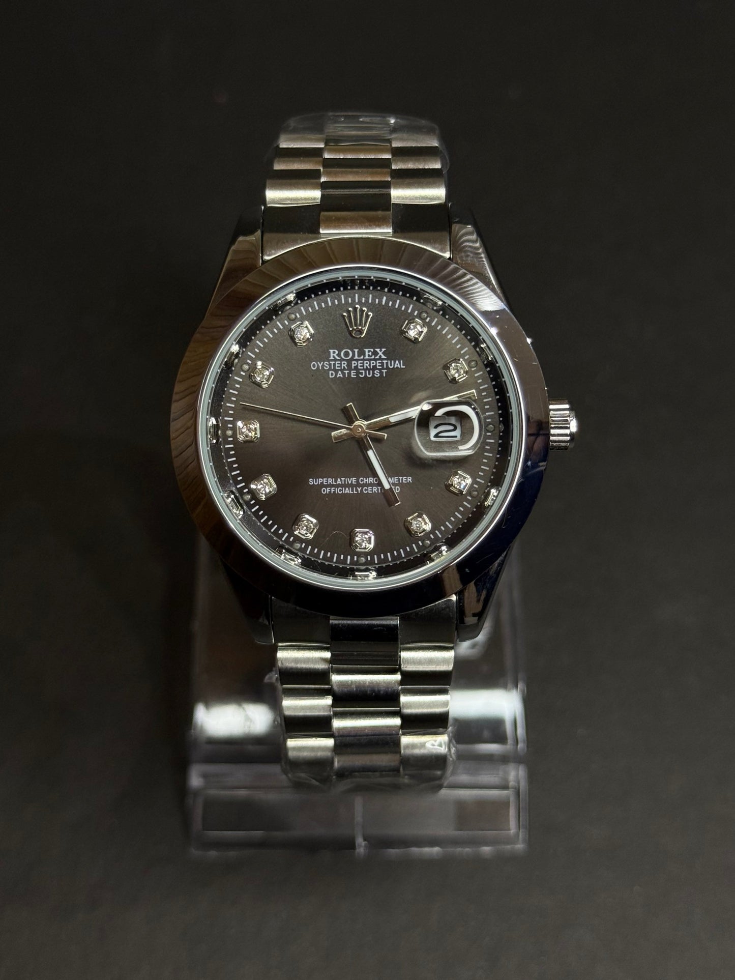 Rolex Datejust Stainless Steel Watch – Water Resistant, Durable Luxury Wrist Watch for Men | Elegant Round Dial, Lightweight Fashion Accessory | Formal & Casual Wear | High-Quality Classic Business Style
