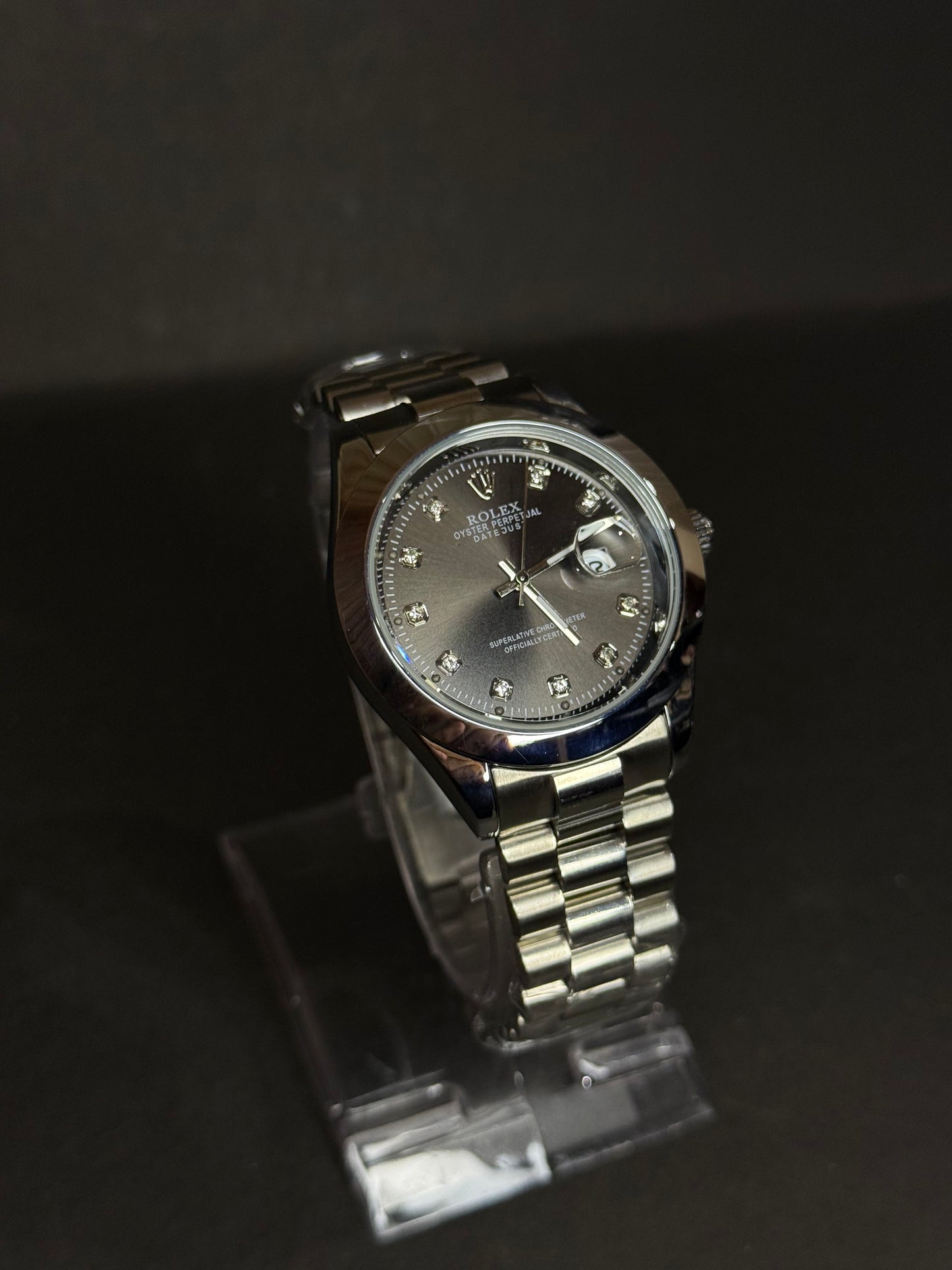 Rolex Datejust Stainless Steel Watch – Water Resistant, Durable Luxury Wrist Watch for Men | Elegant Round Dial, Lightweight Fashion Accessory | Formal & Casual Wear | High-Quality Classic Business Style