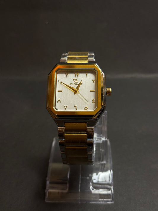 Elegant Slim Square Chain Watch