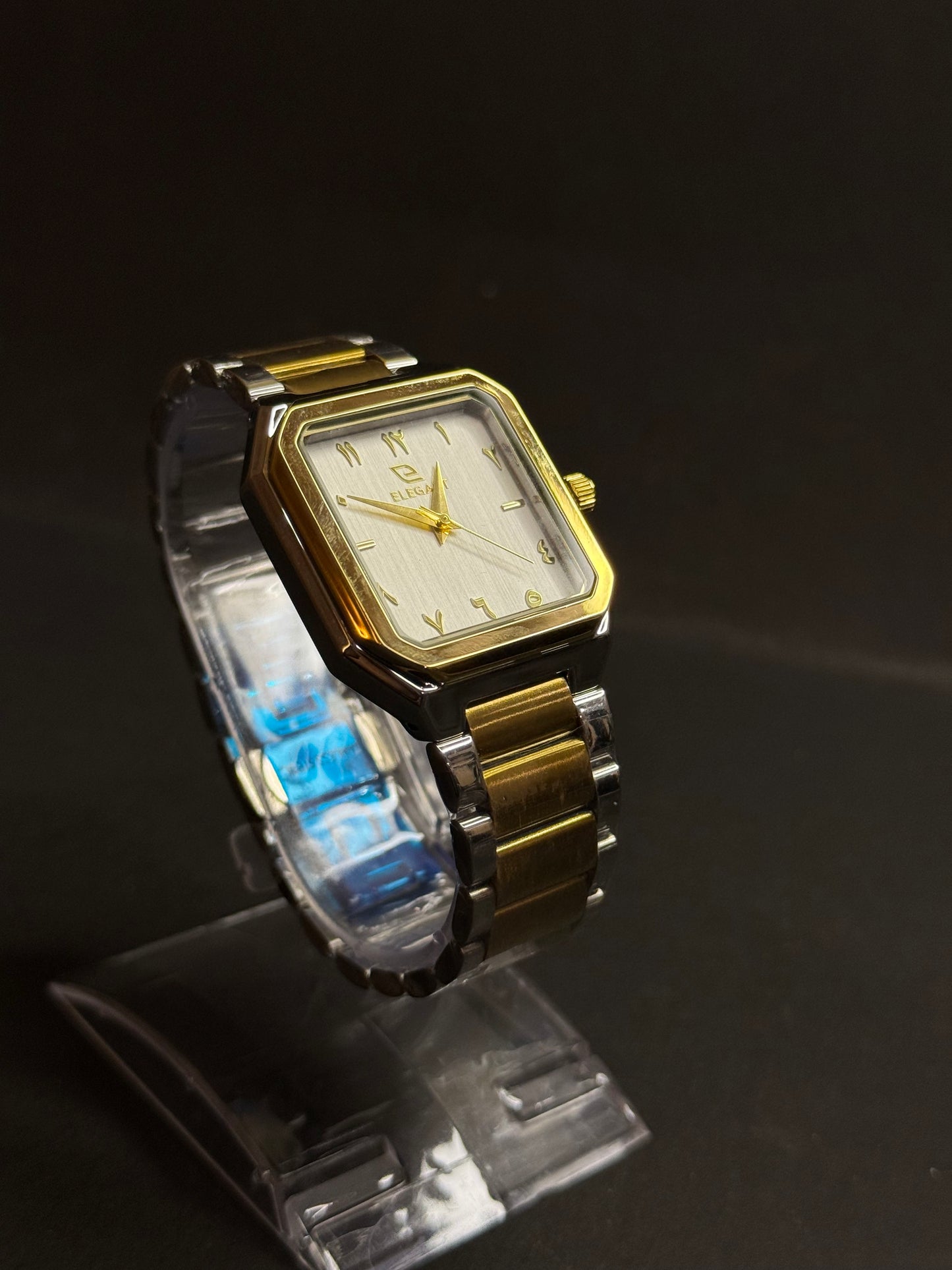 Elegant Slim Square Chain Watch