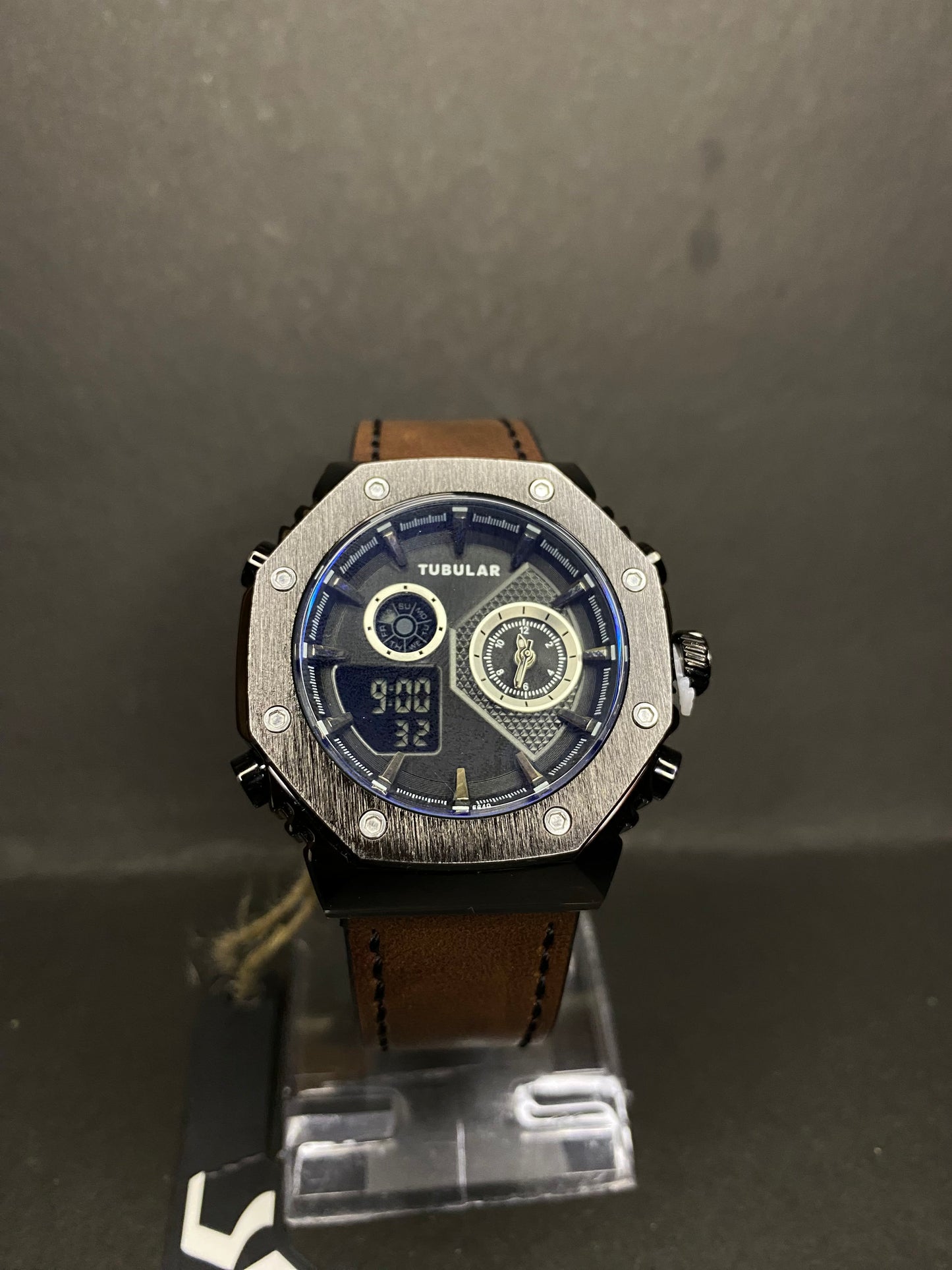 TUBULAR Original Watch | Analog & Digital | Leather Strap