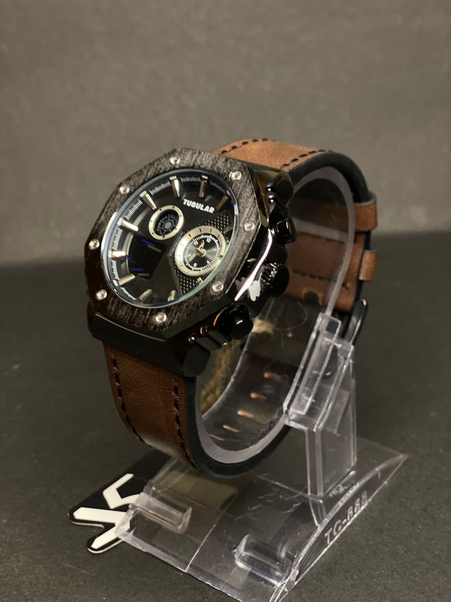TUBULAR Original Watch | Analog & Digital | Leather Strap