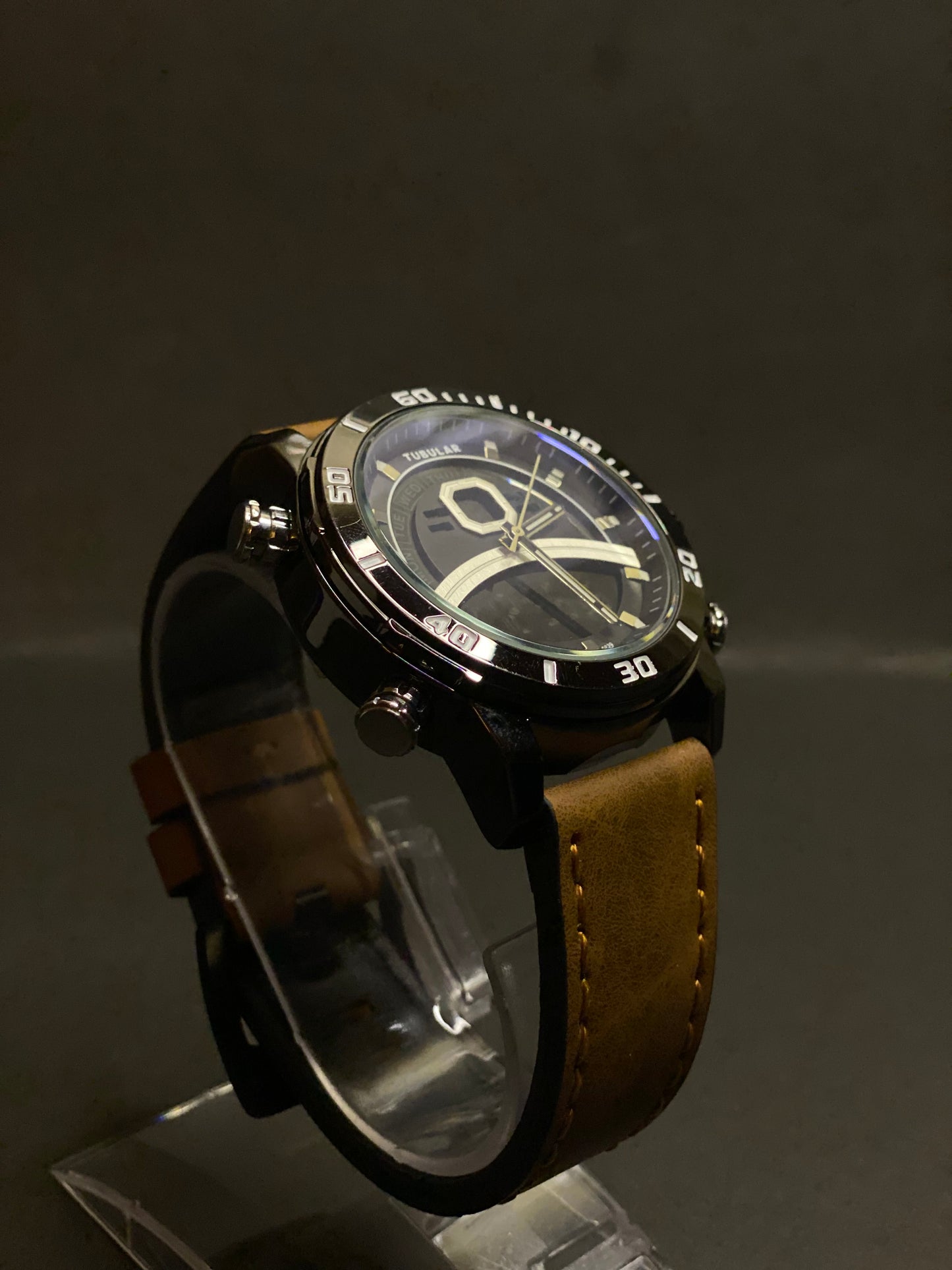 TUBULAR Original Watch | Analog & Digital | Leather Strap